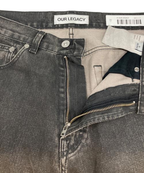 OUR LEGACY（アワーレガシー）OUR LEGACY (アワーレガシー) 25SS THIRD CUT Black Coated Wash ブラック サイズ:30の古着・服飾アイテム