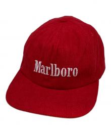 marlboro（マルボロ）の古着「コーデュロイキャップ」｜レッド