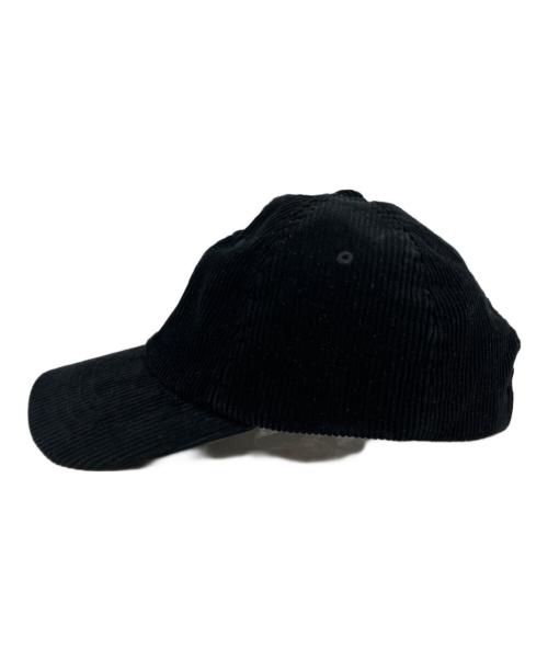 POLO RALPH LAUREN（ポロ・ラルフローレン）POLO RALPH LAUREN (ポロ・ラルフローレン) コーデュロイキャップ ブラックの古着・服飾アイテム