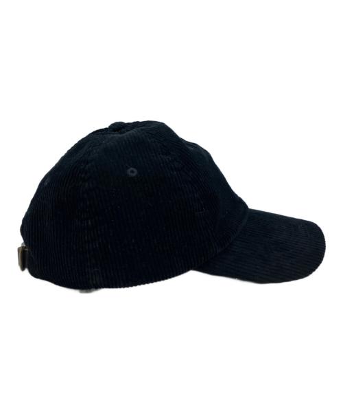 POLO RALPH LAUREN（ポロ・ラルフローレン）POLO RALPH LAUREN (ポロ・ラルフローレン) コーデュロイキャップ ブラックの古着・服飾アイテム