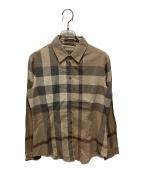 BURBERRY BRITバーバリーブリット）の古着「チェックシャツ」｜ブラウン