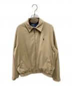 POLO RALPH LAURENポロ・ラルフローレン）の古着「ピーチスキンスイングトップ」｜ベージュ