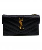 Saint Laurent Parisサンローランパリ）の古着「財布」｜ブラック