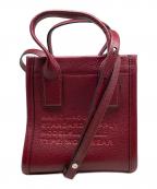 MARC JACOBSマークジェイコブス）の古着「Small Leather Satchel Bag」｜レッド