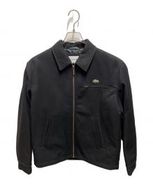 LACOSTE（ラコステ）の古着「シャツカラージップジャケット」｜ブラック