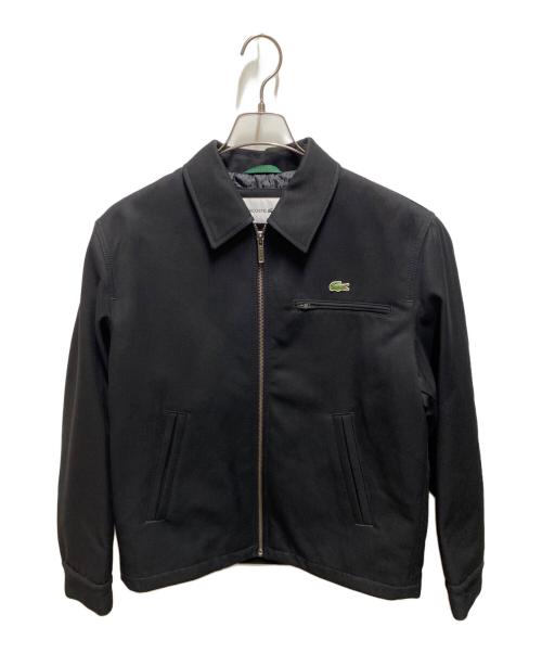 LACOSTE（ラコステ）LACOSTE (ラコステ) シャツカラージップジャケット ブラック サイズ:48の古着・服飾アイテム
