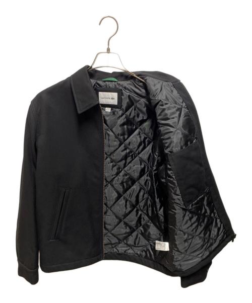 LACOSTE（ラコステ）LACOSTE (ラコステ) シャツカラージップジャケット ブラック サイズ:48の古着・服飾アイテム