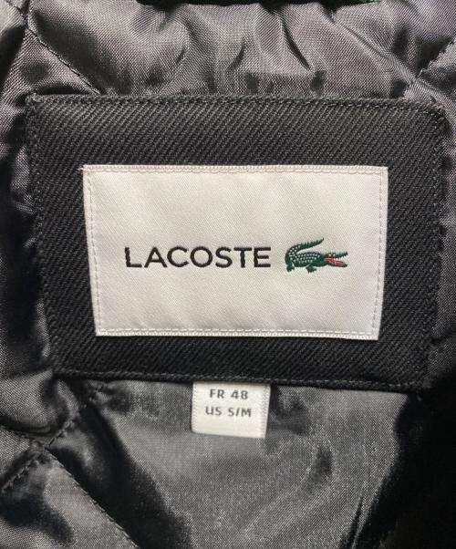 LACOSTE（ラコステ）LACOSTE (ラコステ) シャツカラージップジャケット ブラック サイズ:48の古着・服飾アイテム