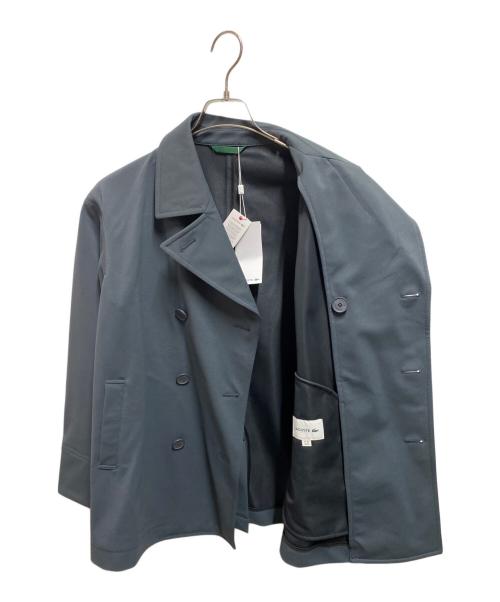LACOSTE（ラコステ）LACOSTE (ラコステ) 3レイヤー鹿の子Pコート グレー サイズ:46の古着・服飾アイテム