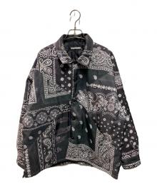 NEIGHBORHOOD（ネイバーフッド）の古着「BANDANA CHOPPED-1 E-SHIRT LS」｜ブラック
