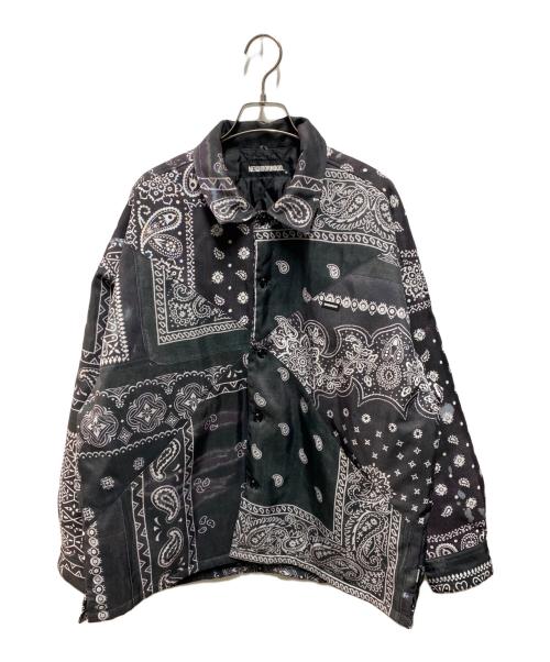 NEIGHBORHOOD（ネイバーフッド）NEIGHBORHOOD (ネイバーフッド) BANDANA CHOPPED-1 E-SHIRT LS ブラック サイズ:Ｓの古着・服飾アイテム