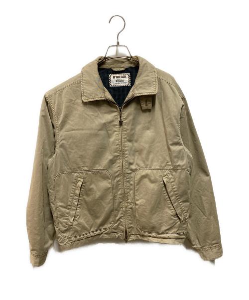 macgregor（マクレガー）macgregor (マクレガー) FREAK'S STORE (フリークスストア) 別注オーバーダイ フェード加工 ドリズラージャケット ベージュ サイズ:Ｍの古着・服飾アイテム