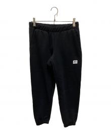 Patagonia（パタゴニア）の古着「ステッカー・アップライザル・スウェットパンツ」｜ブラック