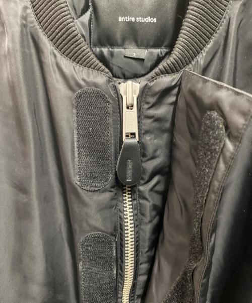 entire studios（エンタイアスタジオ）entire studios (エンタイアスタジオ) V-22 BOMBER ブラック サイズ:Sの古着・服飾アイテム