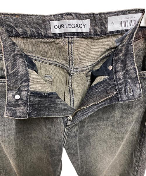 OUR LEGACY（アワーレガシー）OUR LEGACY (アワーレガシー) THIRD CUTデニムパンツ ブラック サイズ:29の古着・服飾アイテム