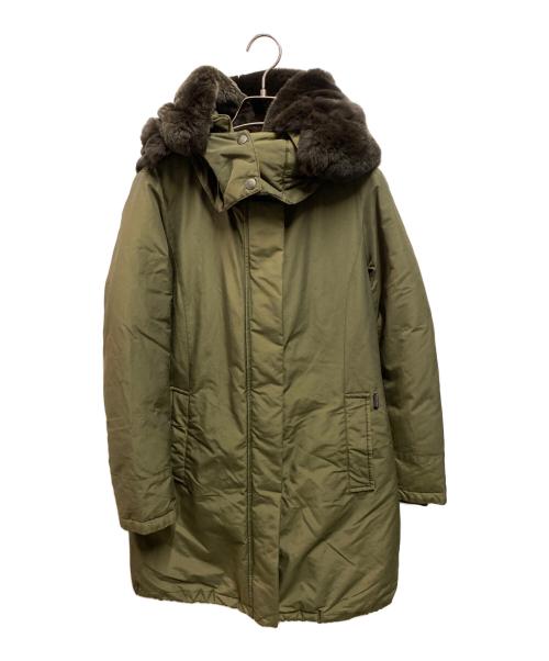 WOOLRICH（ウールリッチ）WOOLRICH (ウールリッチ) BOW BRIDGEダウンコート グリーン サイズ:XSの古着・服飾アイテム