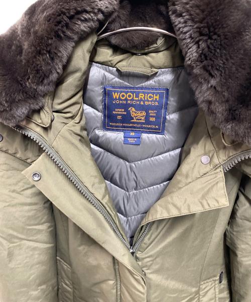 WOOLRICH（ウールリッチ）WOOLRICH (ウールリッチ) BOW BRIDGEダウンコート グリーン サイズ:XSの古着・服飾アイテム