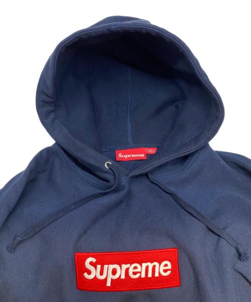 SUPREME（シュプリーム）SUPREME (シュプリーム) box logo hooded sweatshirt ネイビー サイズ:Ｍの古着・服飾アイテム