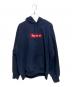 SUPREME（シュプリーム）の古着「box logo hooded sweatshirt」｜ネイビー