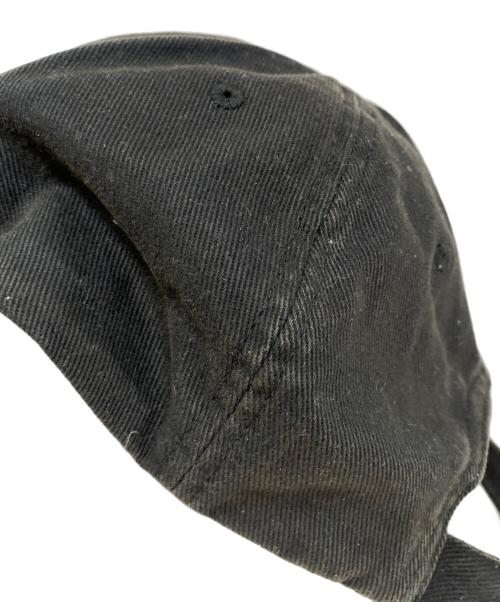 BALENCIAGA（バレンシアガ）BALENCIAGA (バレンシアガ) ロゴ刺繍キャップ ブラックの古着・服飾アイテム