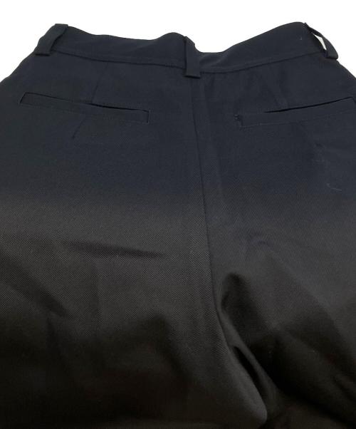 CABAN（キャバン）CABAN (キャバン) ウールギャバジン ワンタックワイドパンツ ネイビー サイズ:XSの古着・服飾アイテム