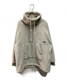 THE NORTHFACE PURPLELABEL（ザ・ノースフェイス パープルレーベル）の古着「Boa Fleece Field Pullover」｜ベージュ