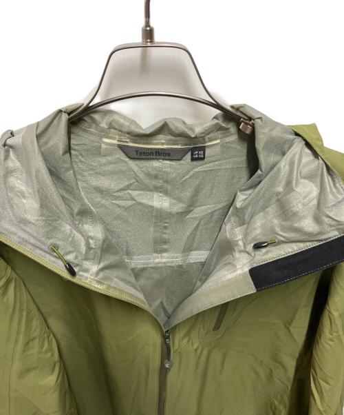 Teton Bros（ティートンブロス）Teton Bros (ティートンブロス) Feather Rain Full Zip Jacket グリーン サイズ:XSの古着・服飾アイテム