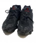 NIKEナイキ）の古着「Shox TL "Black/Metallic Hematite/Max Orange/Black"」｜ブラック