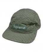SUPREMEシュプリーム）の古着「25SS Cordura Plaid Camp Cap」｜グリーン
