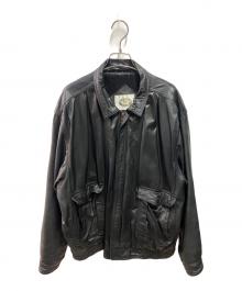 USED（ユーズド）の古着「レザージャケット」｜ブラック