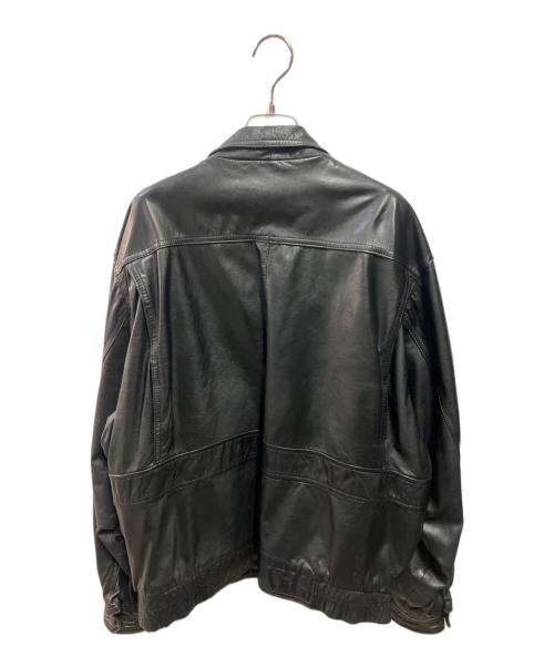 USED（ユーズド）USED (ユーズド) レザージャケット ブラック サイズ:44の古着・服飾アイテム