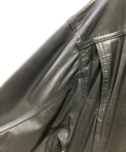 USED（ユーズド）USED (ユーズド) レザージャケット ブラック サイズ:44の古着・服飾アイテム