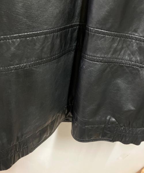 USED（ユーズド）USED (ユーズド) レザージャケット ブラック サイズ:44の古着・服飾アイテム