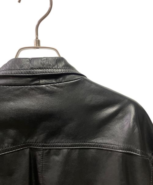 USED（ユーズド）USED (ユーズド) レザージャケット ブラック サイズ:44の古着・服飾アイテム