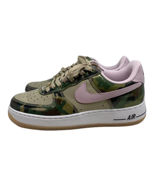 NIKE（ナイキ）NIKE (ナイキ) Air Force 1 Low Retro Patent Camo Pink ベージュ サイズ:27㎝の古着・服飾アイテム