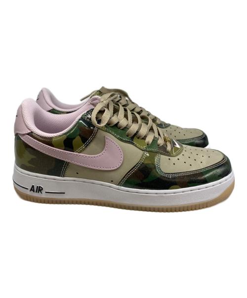 NIKE（ナイキ）NIKE (ナイキ) Air Force 1 Low Retro Patent Camo Pink ベージュ サイズ:27㎝の古着・服飾アイテム