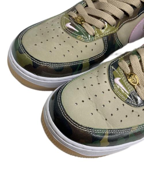 NIKE（ナイキ）NIKE (ナイキ) Air Force 1 Low Retro Patent Camo Pink ベージュ サイズ:27㎝の古着・服飾アイテム