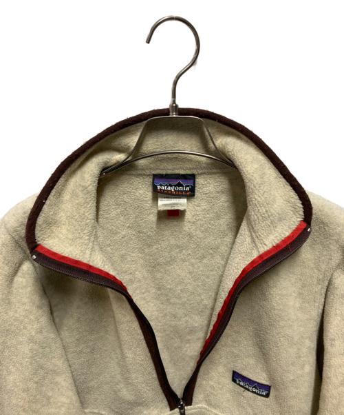 Patagonia（パタゴニア）Patagonia (パタゴニア) シンチラフリースプルオーバー アイボリー サイズ:XSの古着・服飾アイテム