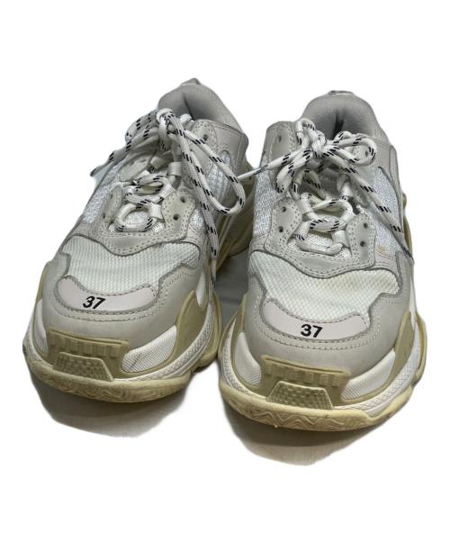 BALENCIAGA（バレンシアガ）BALENCIAGA (バレンシアガ) TRIPLE S ホワイト サイズ:24.5ｃｍの古着・服飾アイテム