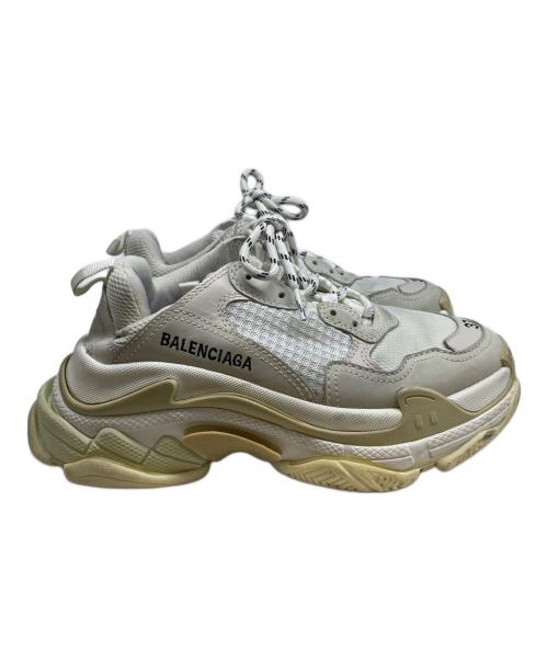 BALENCIAGA（バレンシアガ）BALENCIAGA (バレンシアガ) TRIPLE S ホワイト サイズ:24.5ｃｍの古着・服飾アイテム