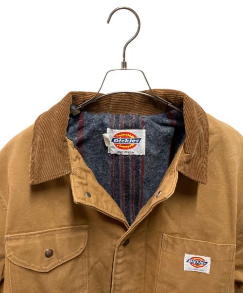 Dickies（ディッキーズ）Dickies (ディッキーズ) 70~80’s 裏ブランケットカバーオール ブラウン サイズ:Lの古着・服飾アイテム
