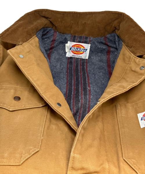 Dickies（ディッキーズ）Dickies (ディッキーズ) 70~80’s 裏ブランケットカバーオール ブラウン サイズ:Lの古着・服飾アイテム