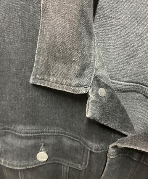Calvin Klein Jeans（カルバンクラインジーンズ）Calvin Klein Jeans (カルバンクラインジーンズ) デニムジャケット ブラック サイズ:Lの古着・服飾アイテム