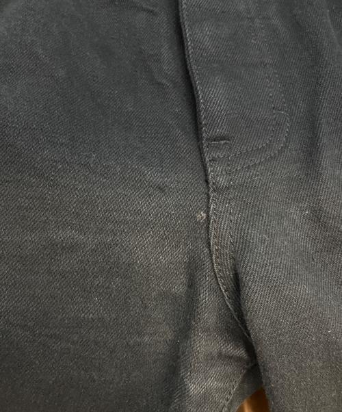 CHROME HEARTS（クロムハーツ）CHROME HEARTS (クロムハーツ) クロスボタンブラックデニムパンツ ブラック サイズ:32の古着・服飾アイテム