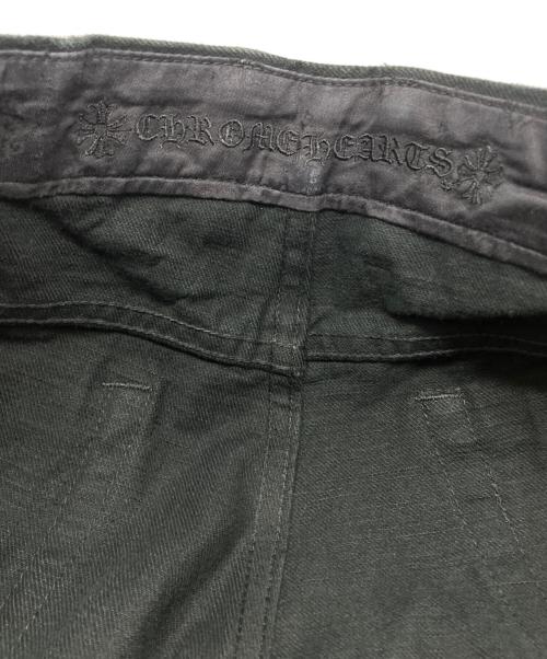 CHROME HEARTS（クロムハーツ）CHROME HEARTS (クロムハーツ) クロスボタンブラックデニムパンツ ブラック サイズ:32の古着・服飾アイテム