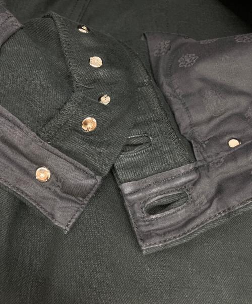 CHROME HEARTS（クロムハーツ）CHROME HEARTS (クロムハーツ) クロスボタンブラックデニムパンツ ブラック サイズ:32の古着・服飾アイテム