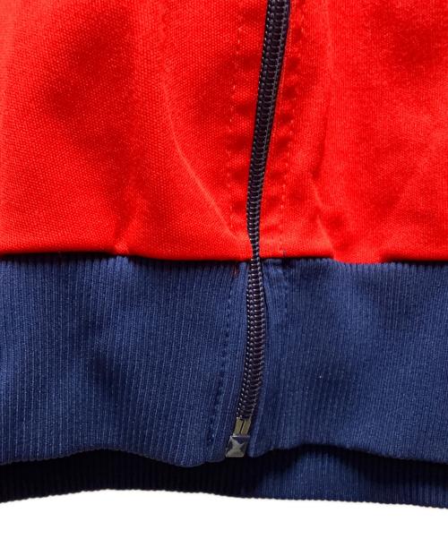 adidas（アディダス）adidas (アディダス) 推定70-80s トラックジャケット レッド×ネイビー サイズ:7の古着・服飾アイテム