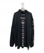 BALENCIAGAバレンシアガ）の古着「Multi Logo Turtle Neck」｜ブラック