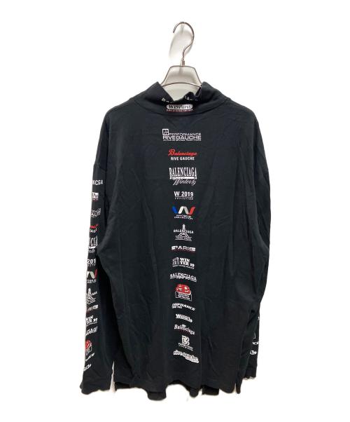BALENCIAGA（バレンシアガ）BALENCIAGA (バレンシアガ) Multi Logo Turtle Neck ブラック サイズ:Ｌの古着・服飾アイテム