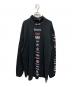 BALENCIAGA（バレンシアガ）の古着「Multi Logo Turtle Neck」｜ブラック